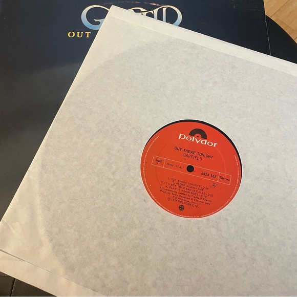 Garfield - Out There Tonight LP - Early Pressing Orange Label - Canada Import - Picture 3 of 7